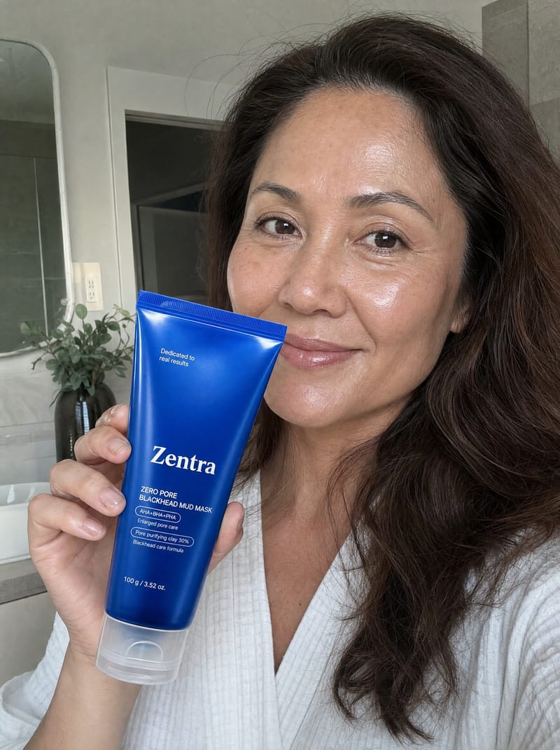Customer photo review of mud mask