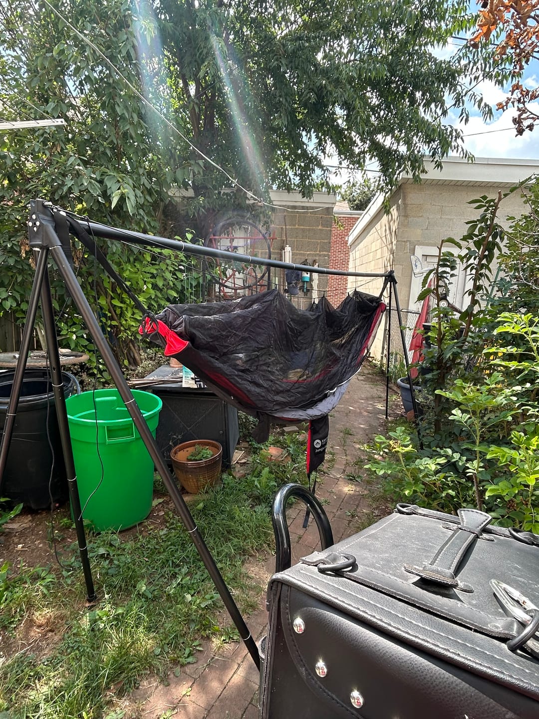 Customer photo review of Turtlebug Camper Hammock Stand (No Tarp Kit) | Imperfect Collection ❤️‍🩹