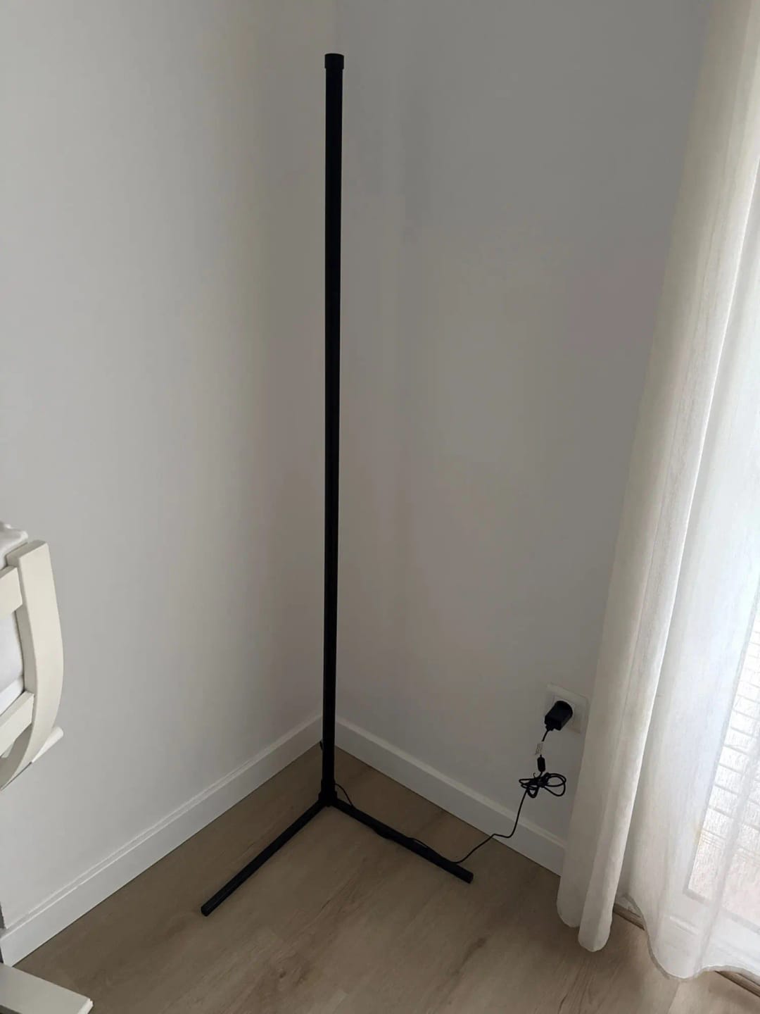 Customer photo review of Nordic Inspired Multicolor LED Floor Lamp With Remote Dimmer