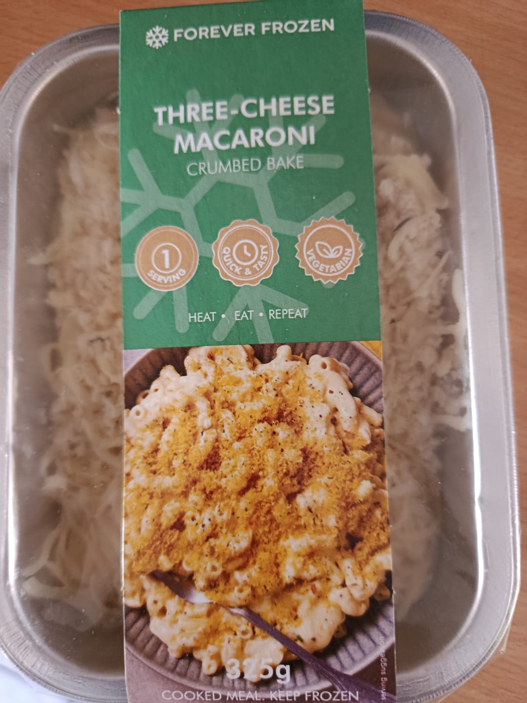 Customer photo review of Three-Cheese Macaroni Crumbed Bake