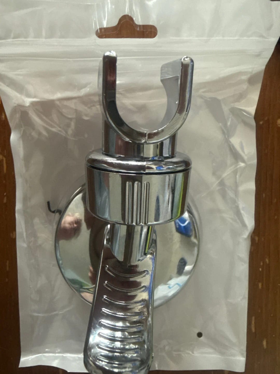 Customer photo review of Adjustable Suction Cup Shower Head Holder (No Drill)