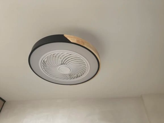 Customer photo review of Integrated LED Ceiling Fan Light, Bladeless Design With Remote Control