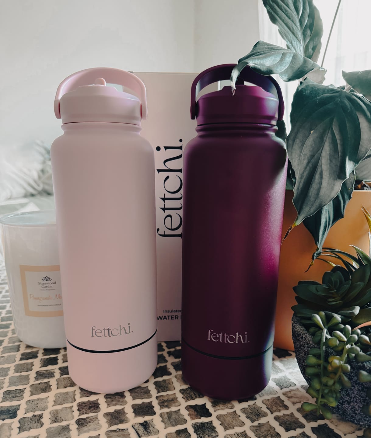 Customer photo review of The Fettchi Bottle Blush (pre-order)