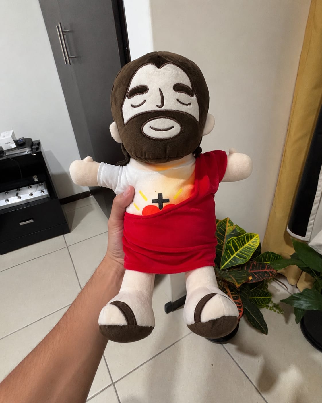 Customer photo review of Abrazo Bendito – Peluche Calmante con Respiración Suave