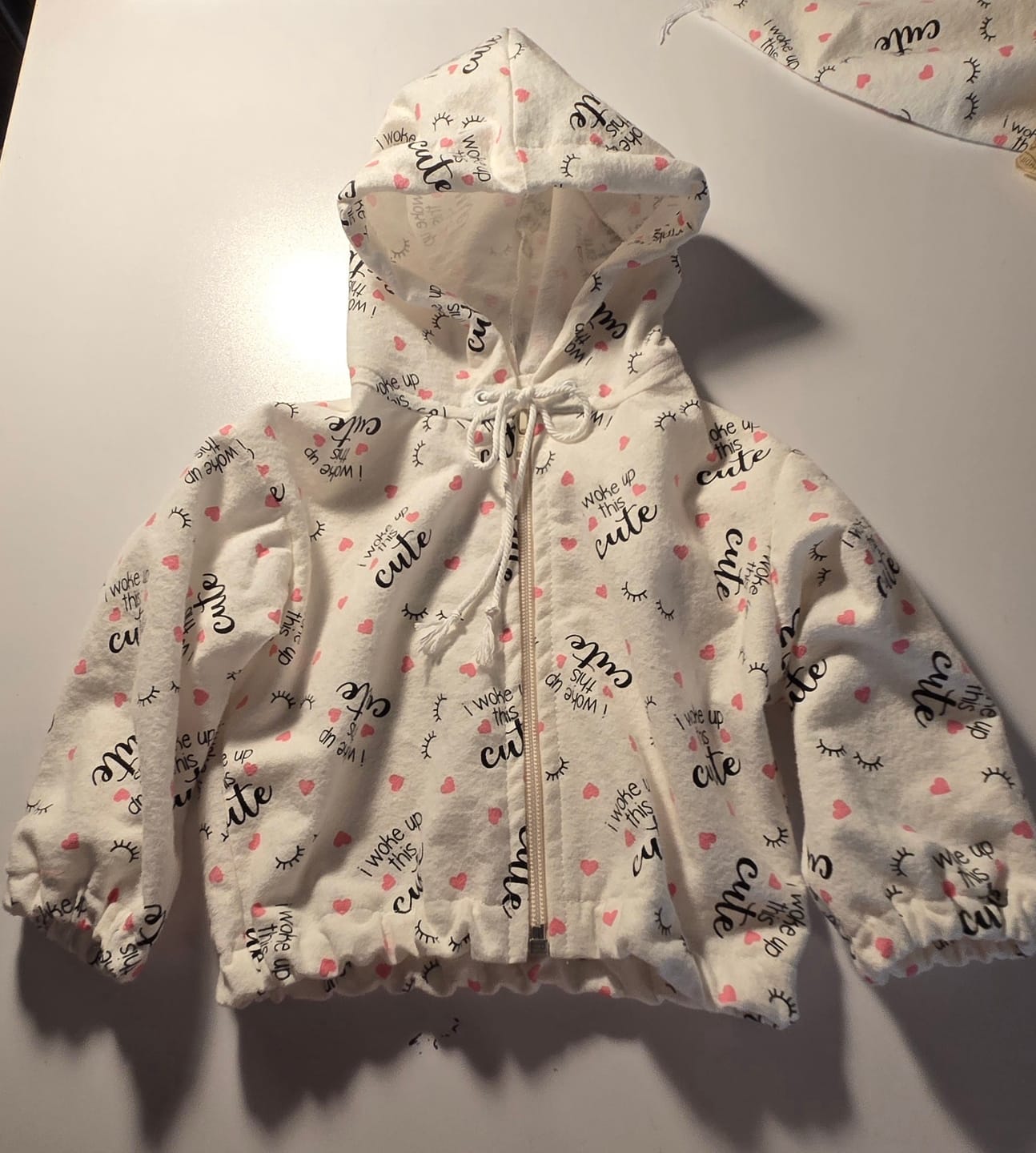 Customer photo review of Flannel: I Woke Up This Cute - 100% Cotton