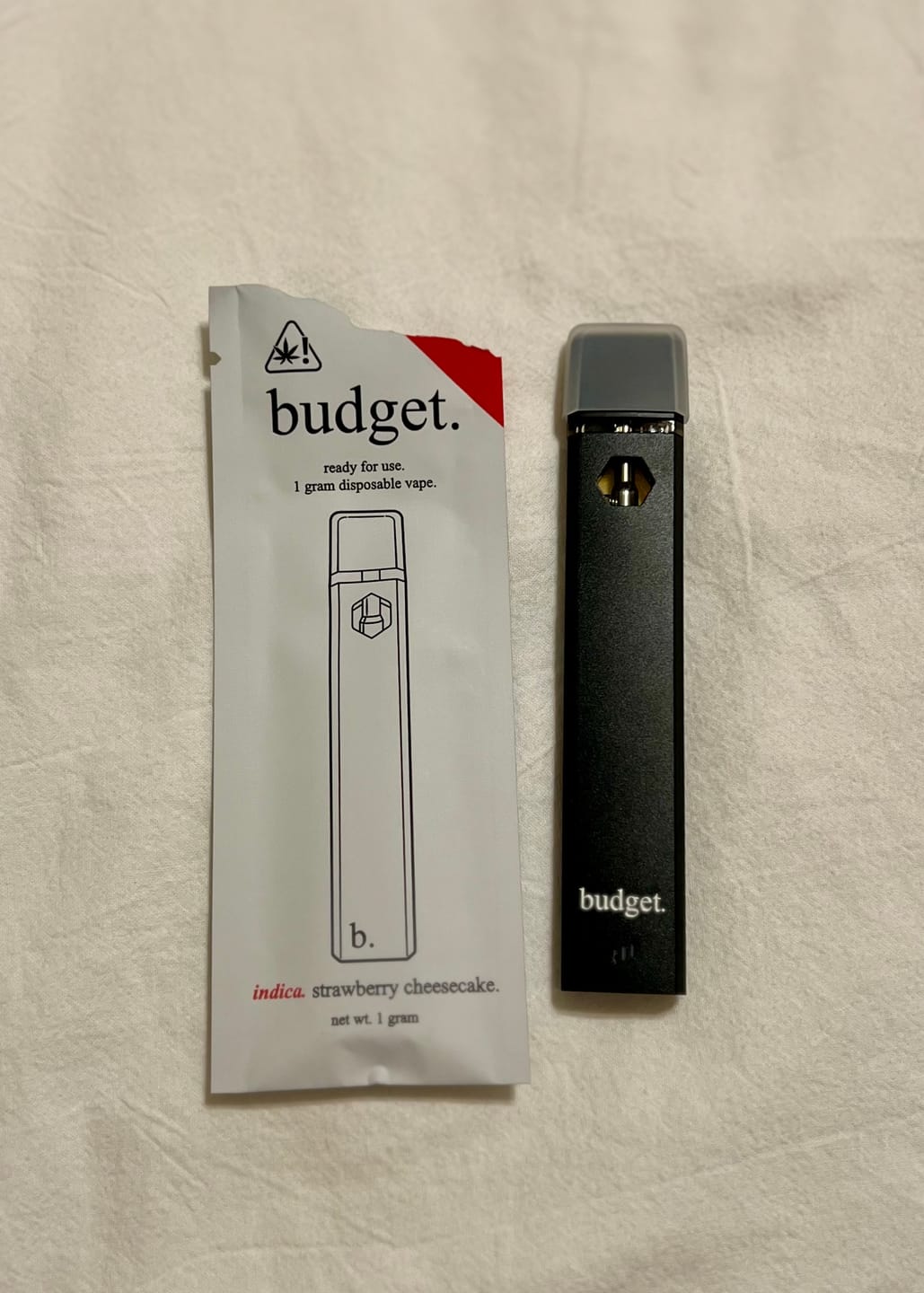 Customer photo review of 1 Gram Delta-8 THC Vape Pen | Strawberry Cheesecake - Indica