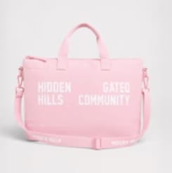 Customer photo review of GATED COMMUNITY CANVAS SHOPPER BAG LIGHT PINK