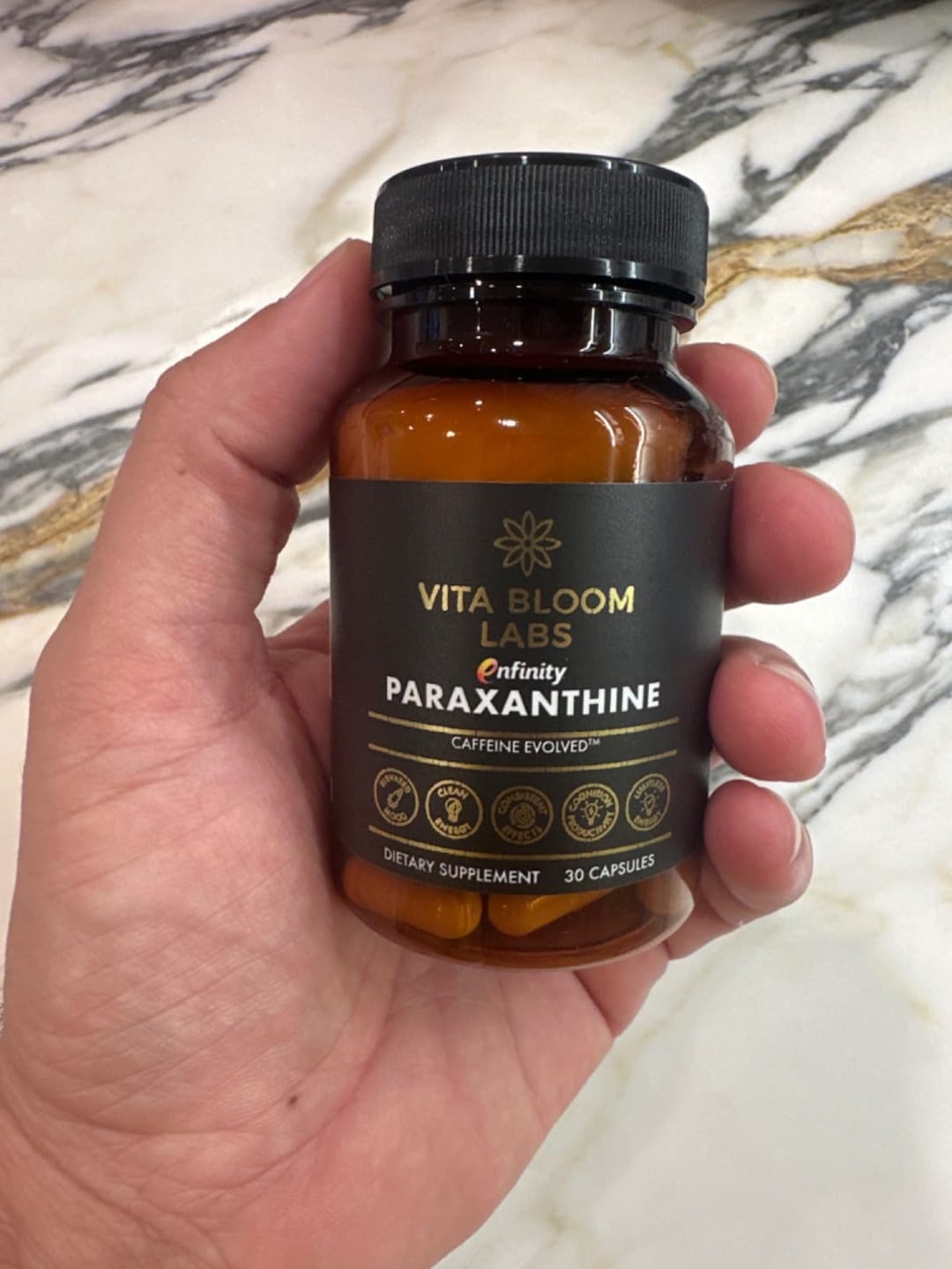 Customer photo review of Enfinity® Paraxanthine (Clean Energy)
