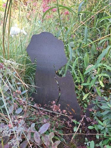 Customer photo review of Gartenstecker Hund + Katze