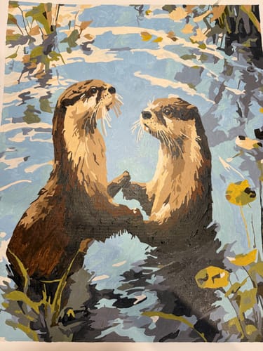 Customer photo review of Two Otters, Pond Embrace
