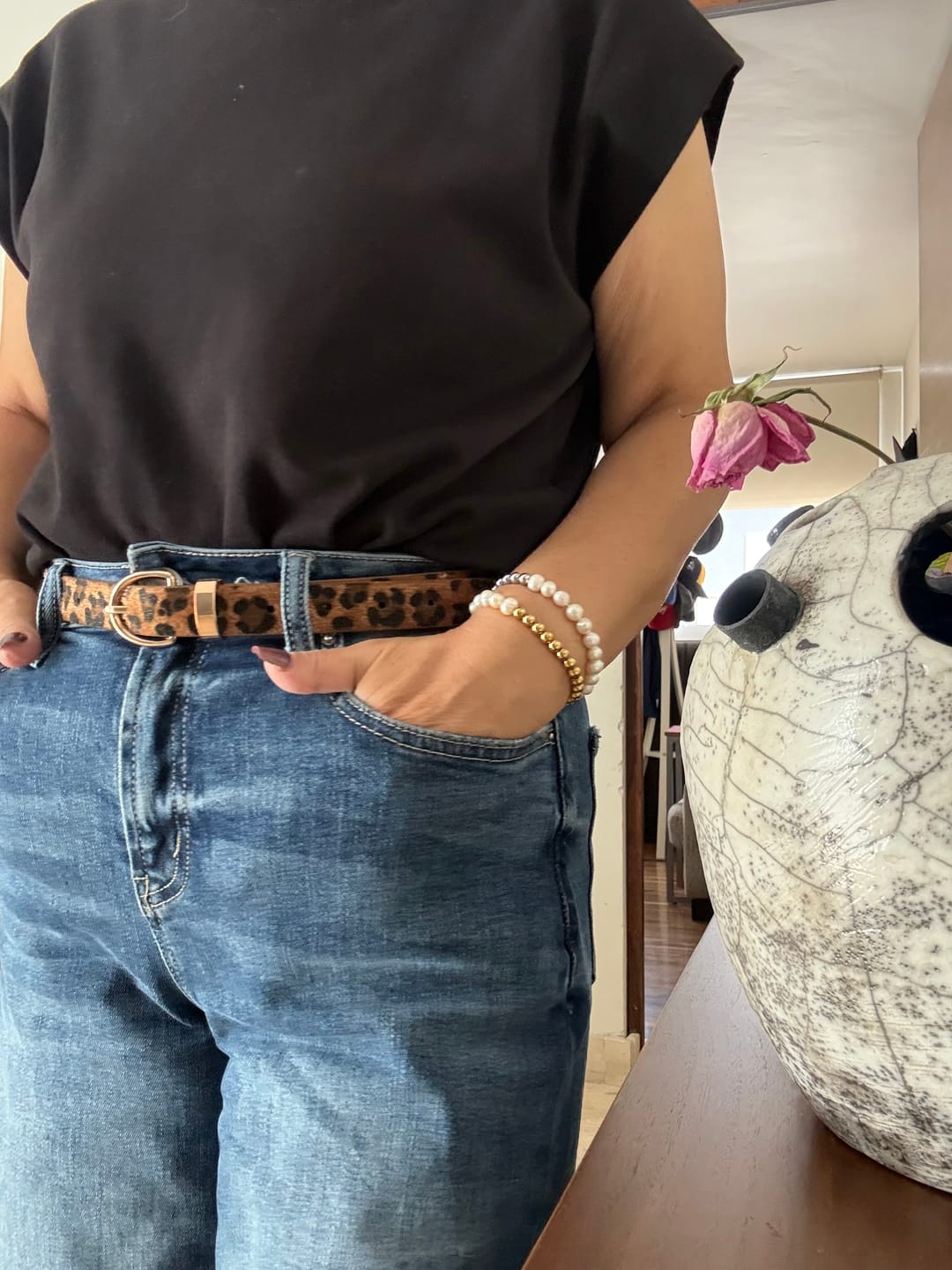 Customer photo review of Pulsera Caribe Elastica