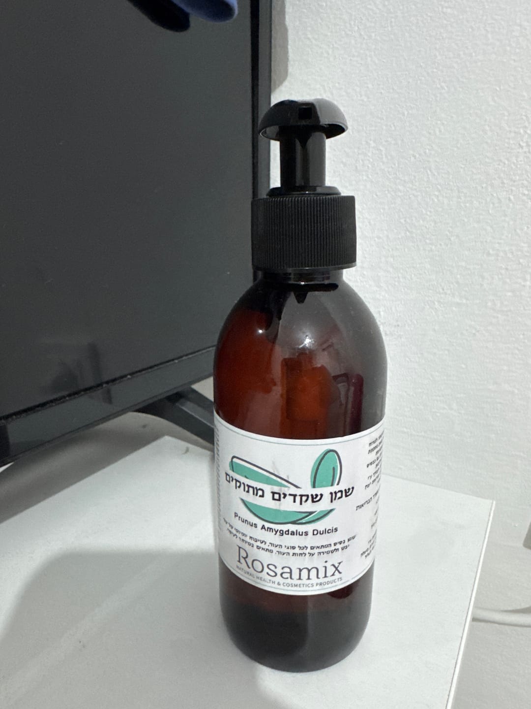 Customer photo review of שמן שקדים מתוקים