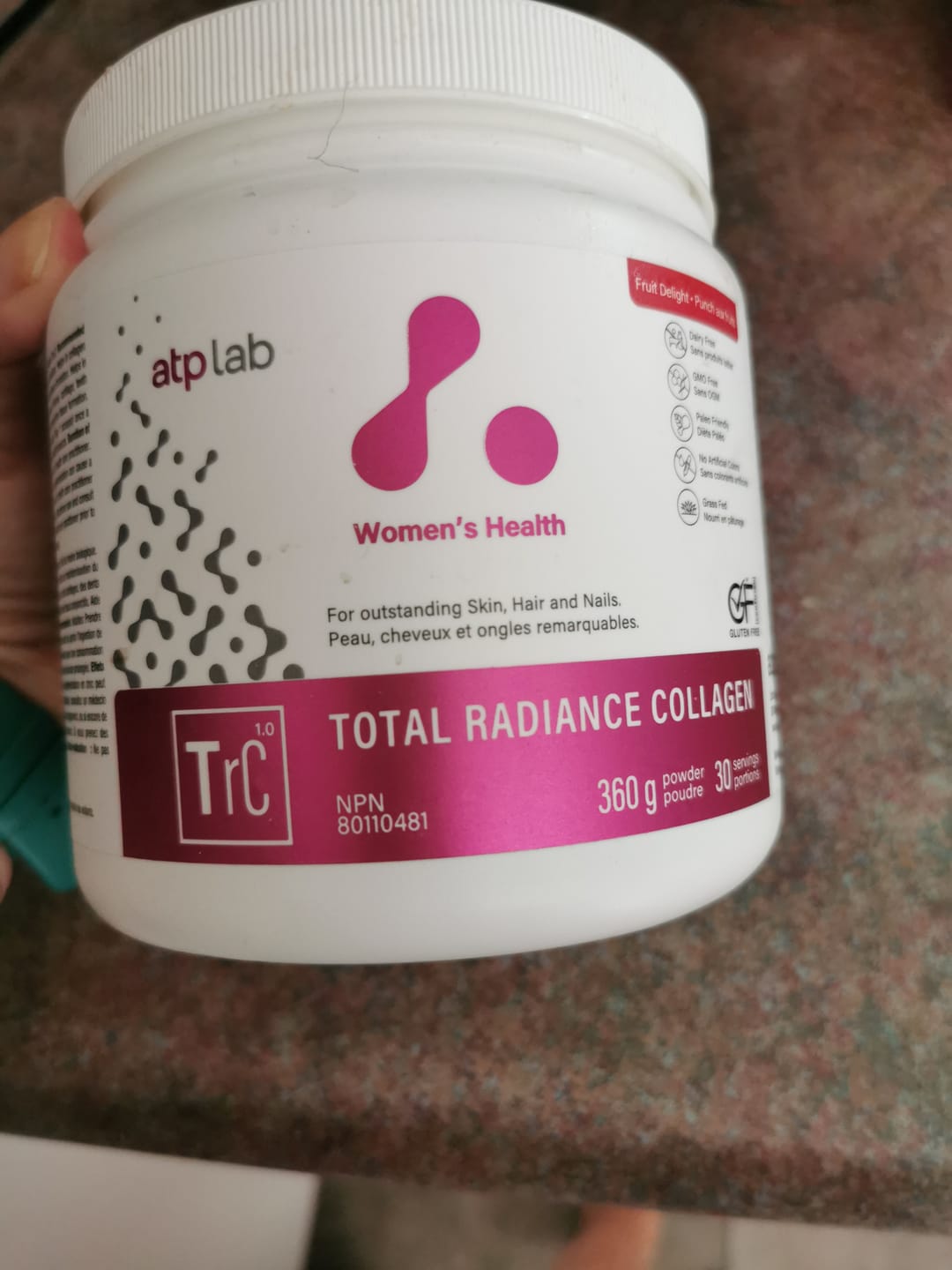 Customer photo review of ATP Lab - Total Radiance Collagen - 360g