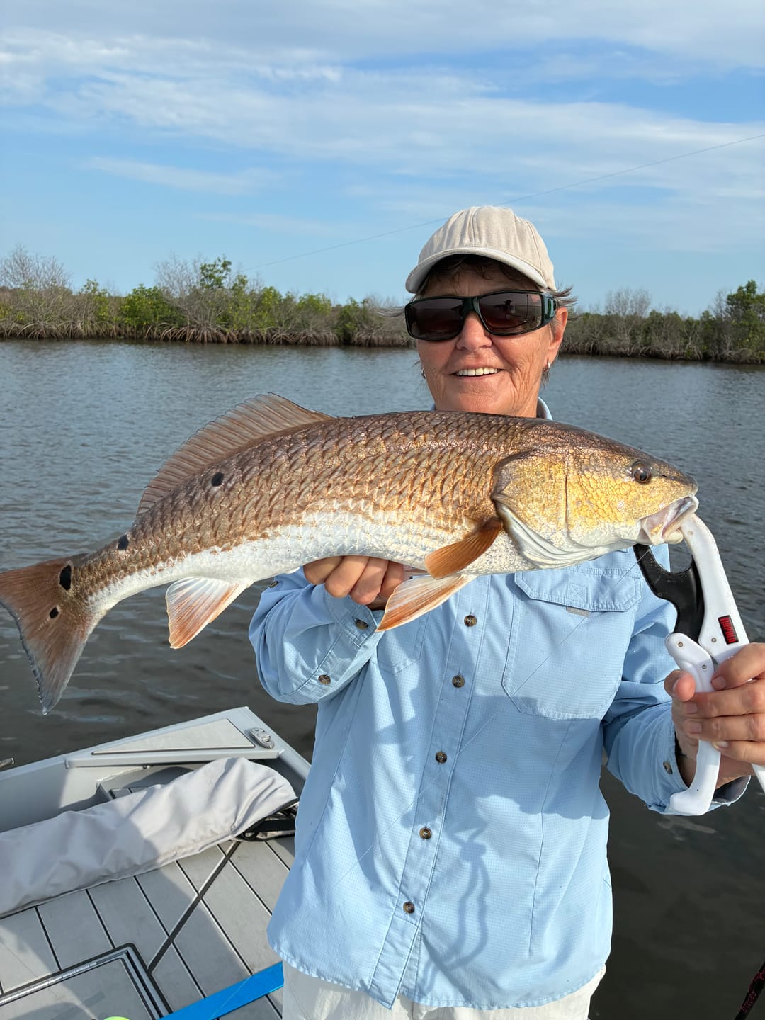 Customer photo review of OverShade™ Polarized Fit-Over Sunglasses
