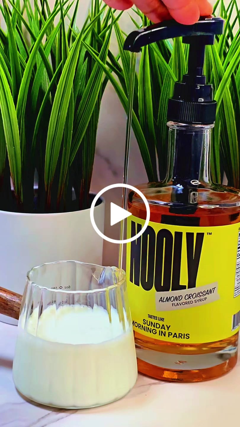 Customer video review of Almond Croissant Syrup