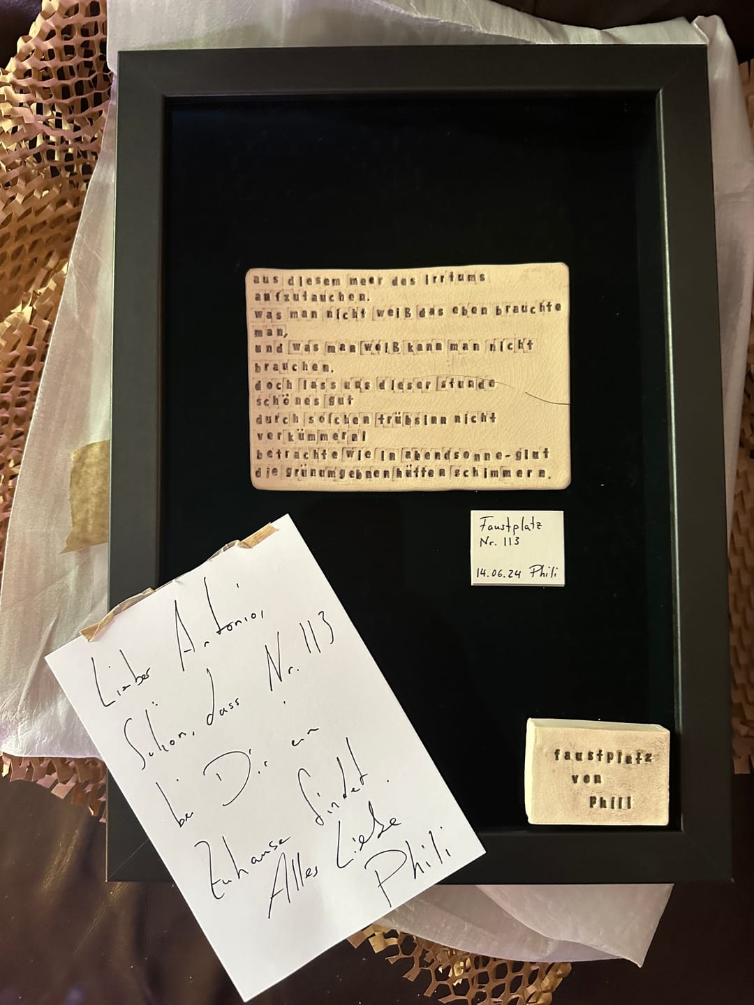 Customer photo review of Faustplatz Fragmente EINZELANFRAGE