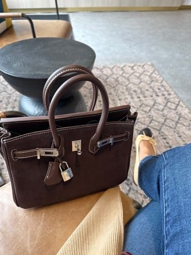 Customer photo review of CHLOE BAG - CHOCOLATE