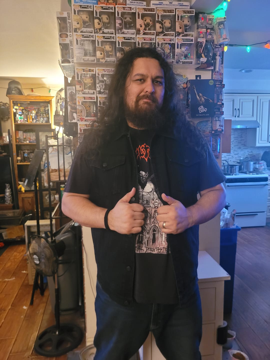 Customer photo review of The Left Hand Black - Vest