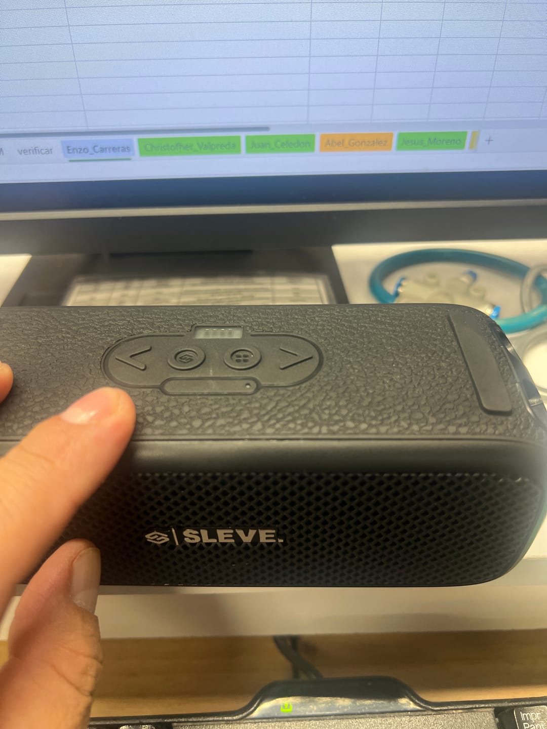 Customer photo review of Parlante Bluetooth Sleve Boom +