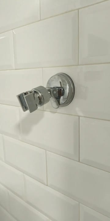 Customer photo review of Adjustable Suction Cup Shower Head Holder (No Drill)