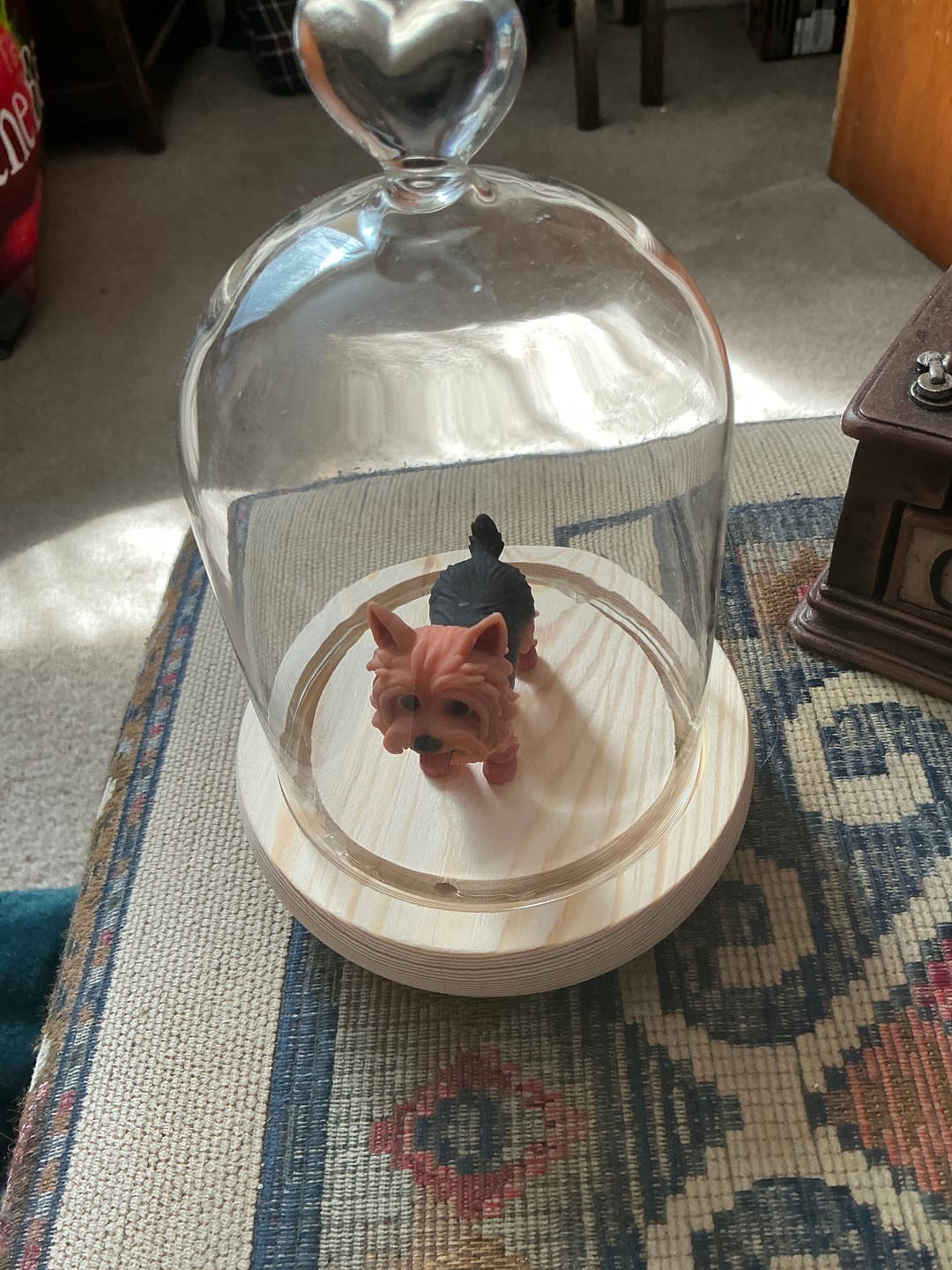 Customer photo review of Custom Pet Keychain & Bag Charm - 3D Figure from Your Photo