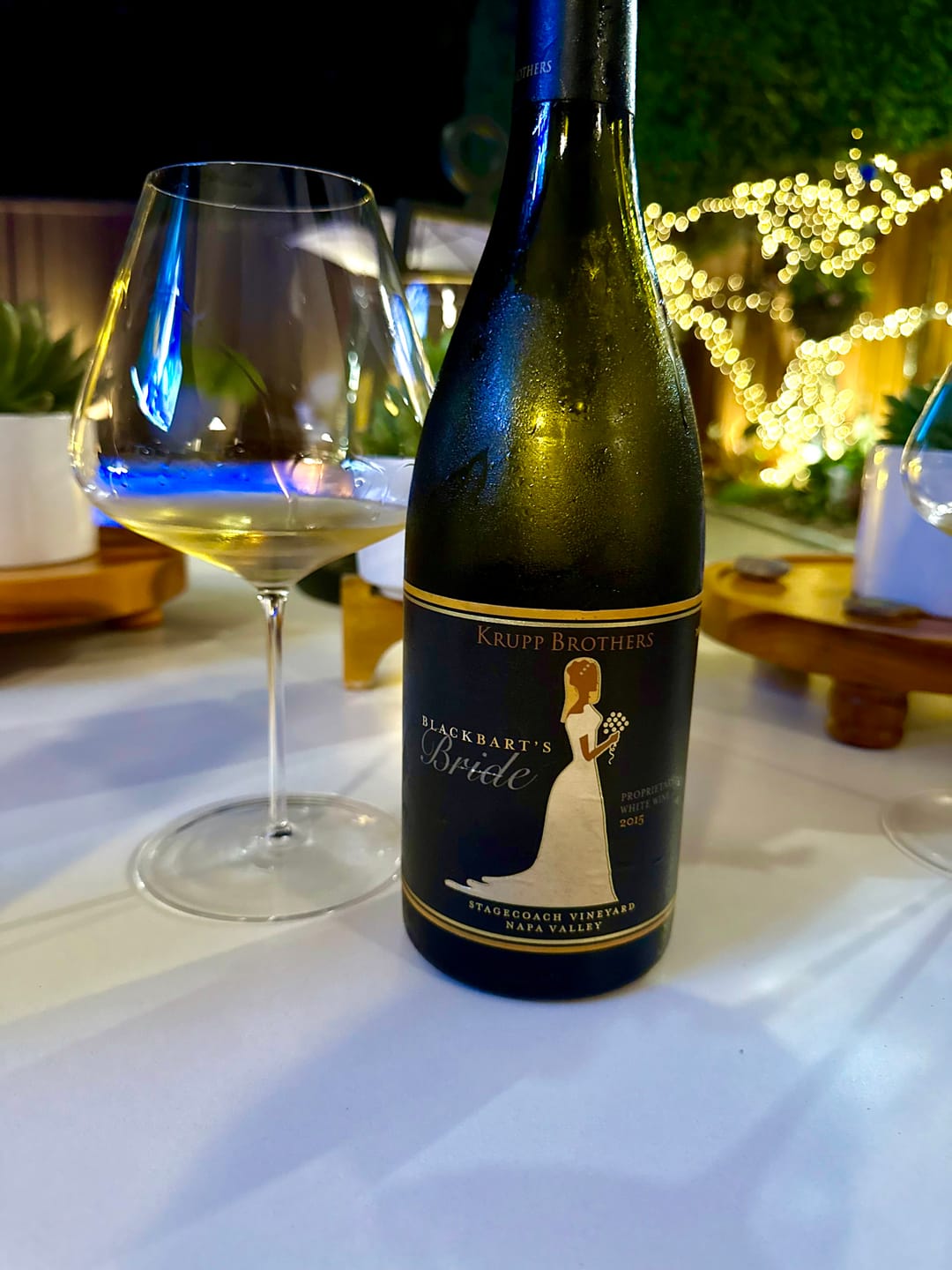 Customer photo review of Burgundy Glassware