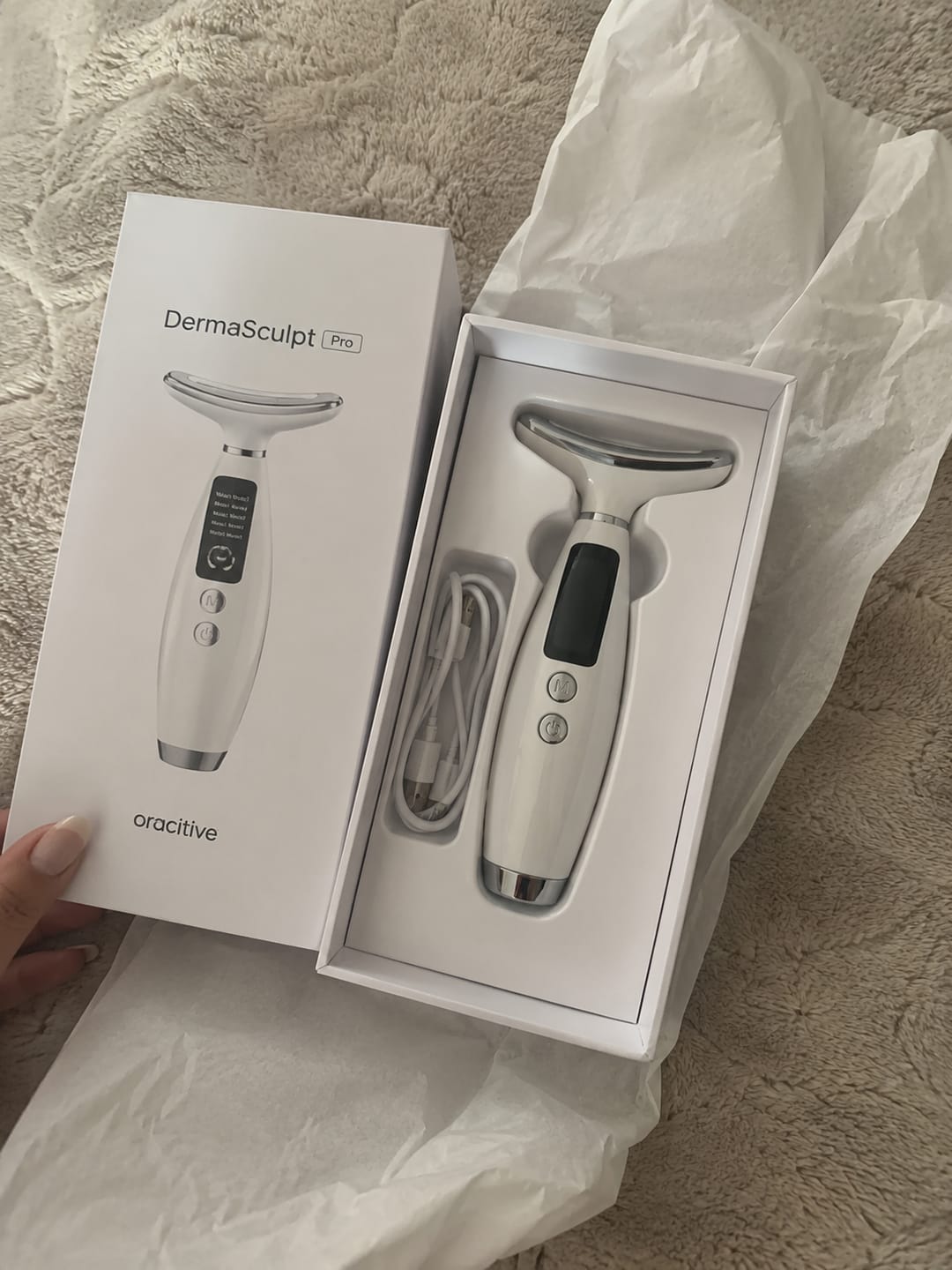 Customer photo review of DermaSculpt Pro™  face lifter