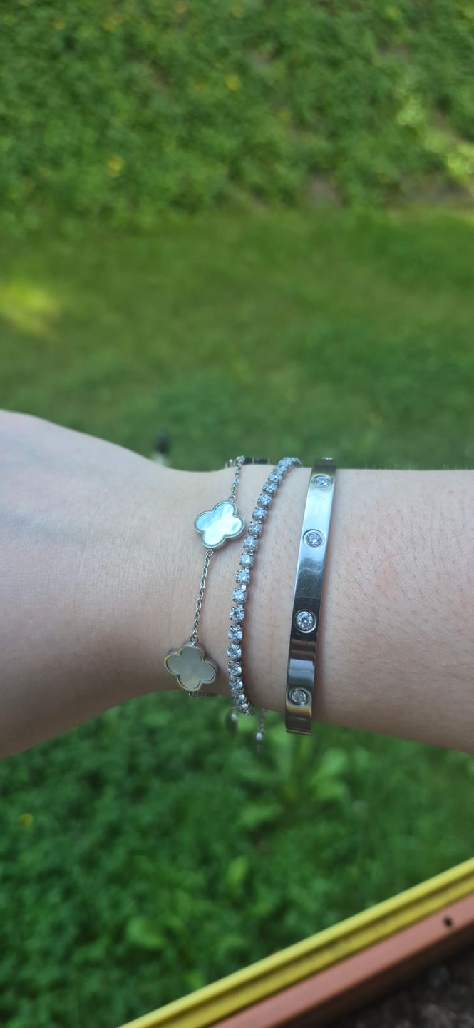 Customer photo review of Deluxe Armband Set | 18K vergoldet