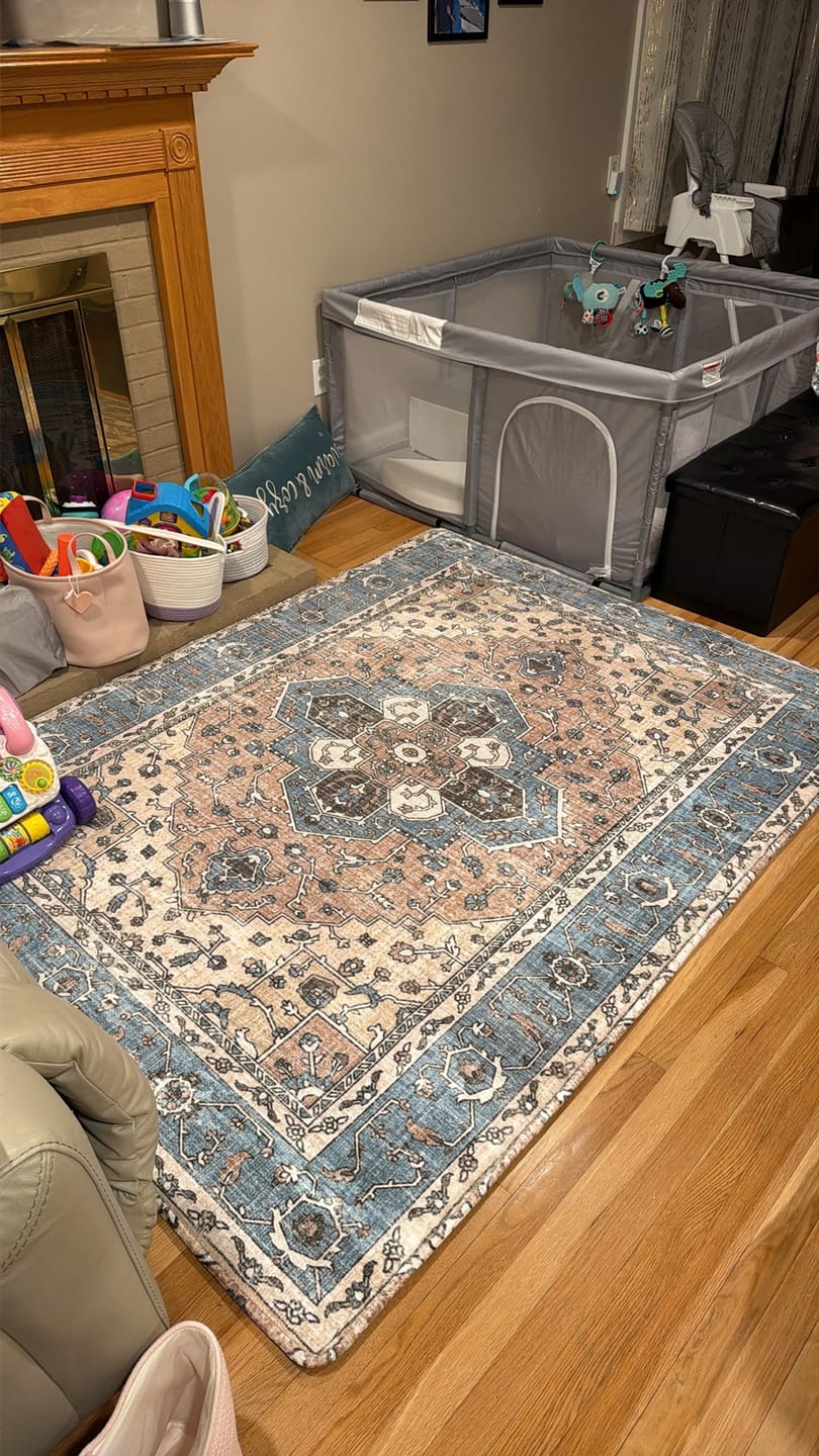Customer photo review of Designer Relax Mat - 1.4" Thick Foam Base