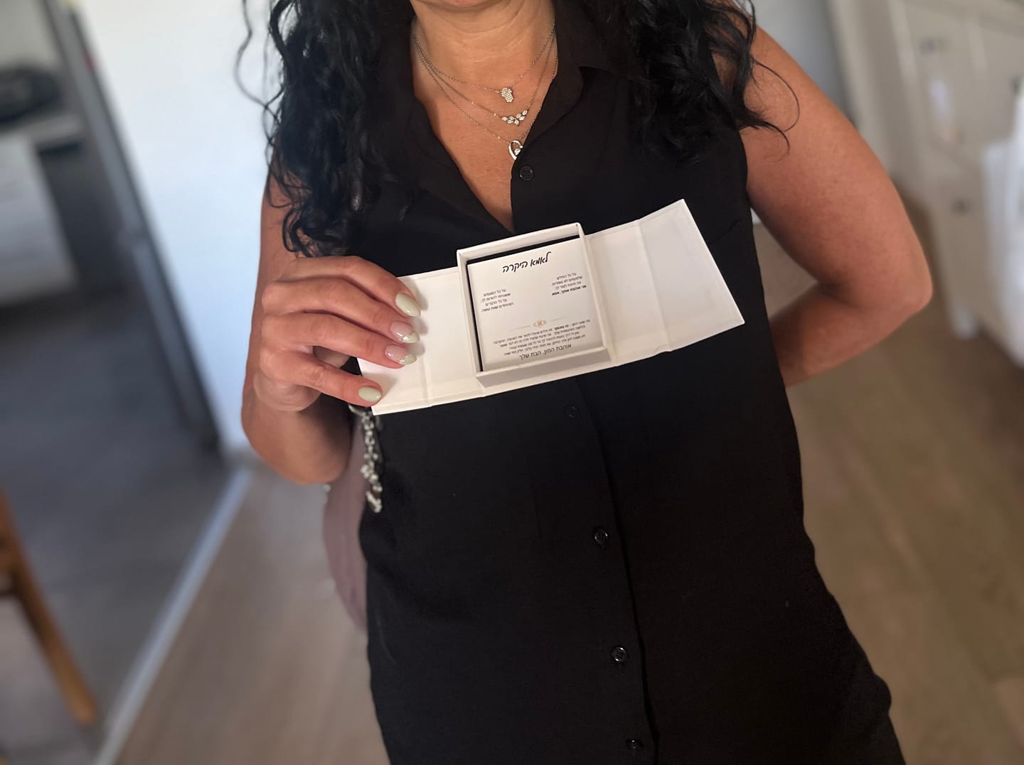 Customer photo review of מתנה לאמא - שרשרת לאמא עם ברכה והקדשה מרגשת