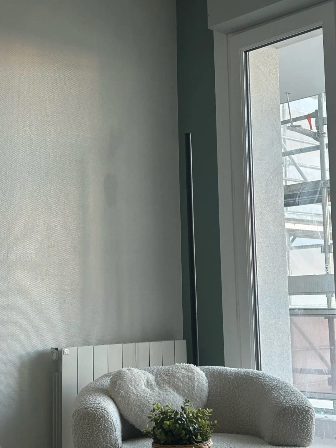 Customer photo review of Nordic Inspired Multicolor LED Floor Lamp With Remote Dimmer