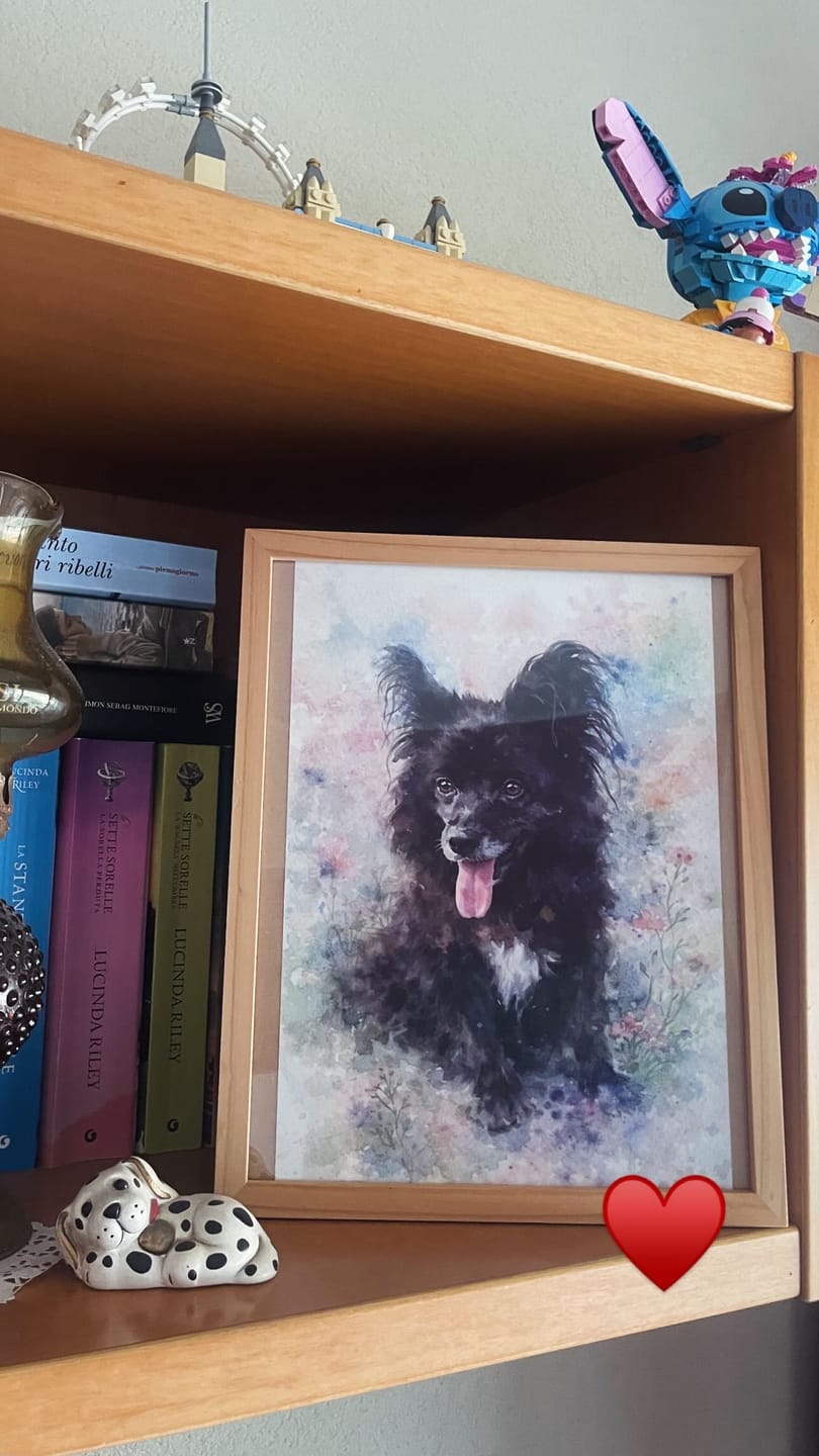 Customer photo review of Acquerello - Poster personalizzato