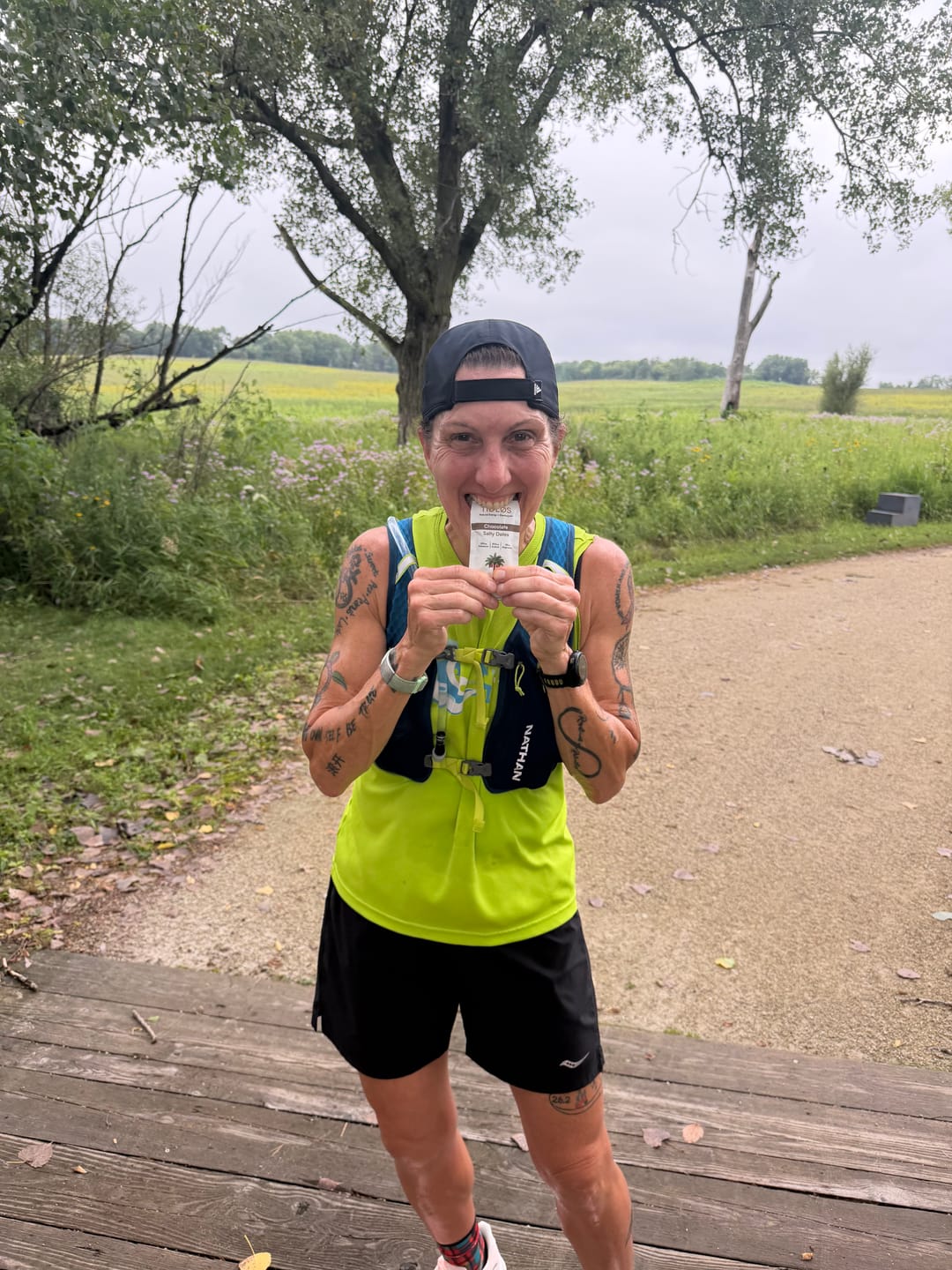 Customer photo review of Salty Dates Energy Gel