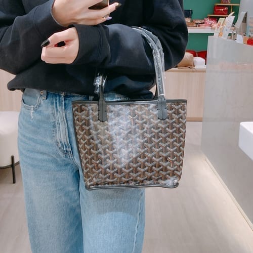 Customer photo review of Goyard Anjou Mini - Matching Wallet & Insert Included