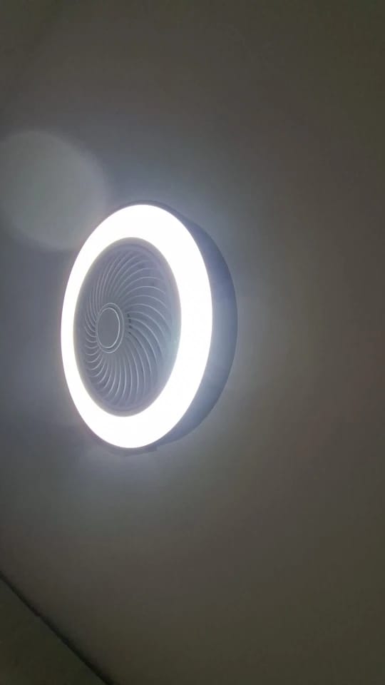 Customer photo review of Integrated LED Ceiling Fan Light, Bladeless Design With Remote Control