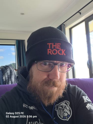 Customer photo review of The Rock Cuff Beanie