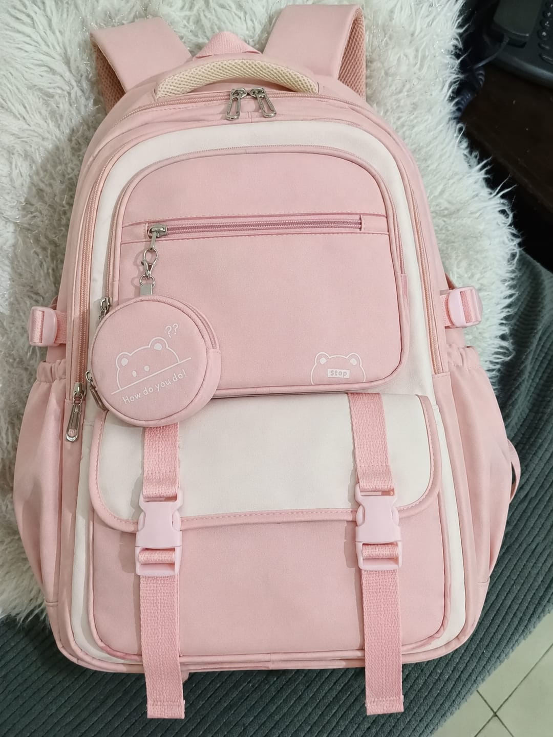 Customer photo review of Wielokieszeniowy plecak szkolny na co dzień - Stovell