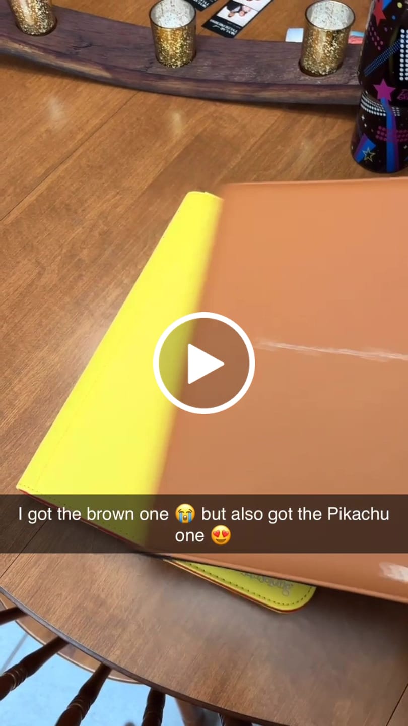Customer video review of Card Binder Mystery Box