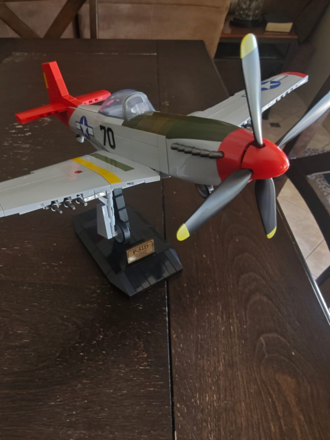 Customer photo review of P-51 Mustang | 580 PCS