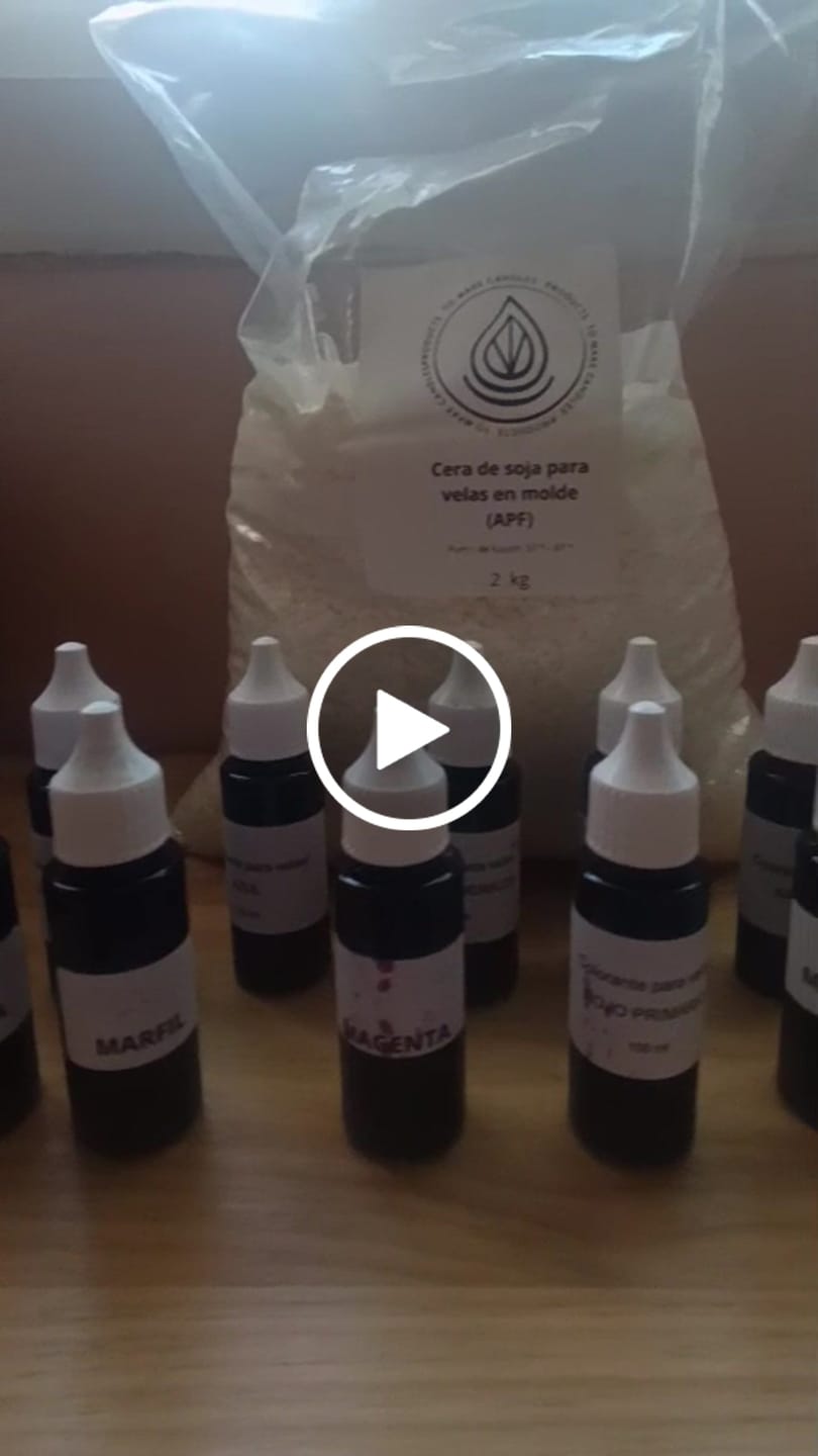 Customer video review of Cera de Soja para velas en Molde, Pilar y Wax-melts (APF)