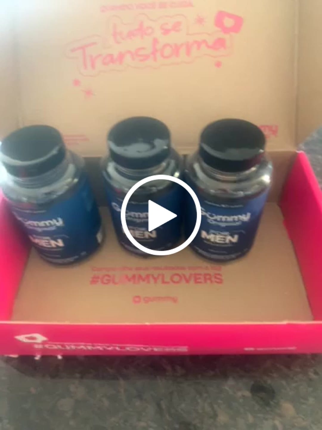 Customer video review of Gummy® For Men - Black 90g