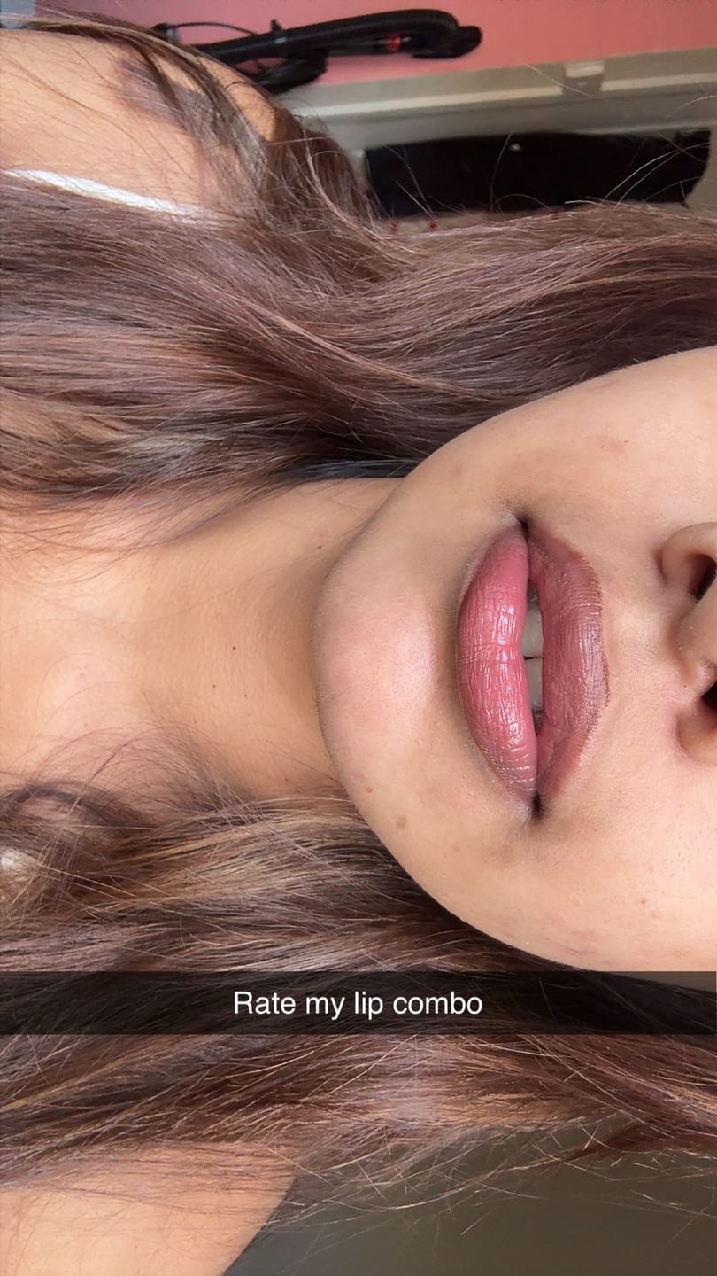Customer photo review of Luxury Lip Liner