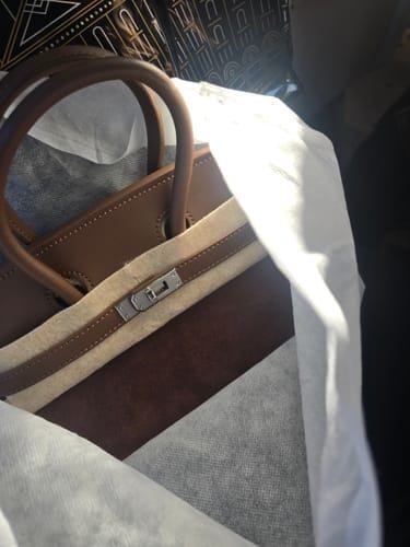 Customer photo review of AMARA BAG - CARAMEL