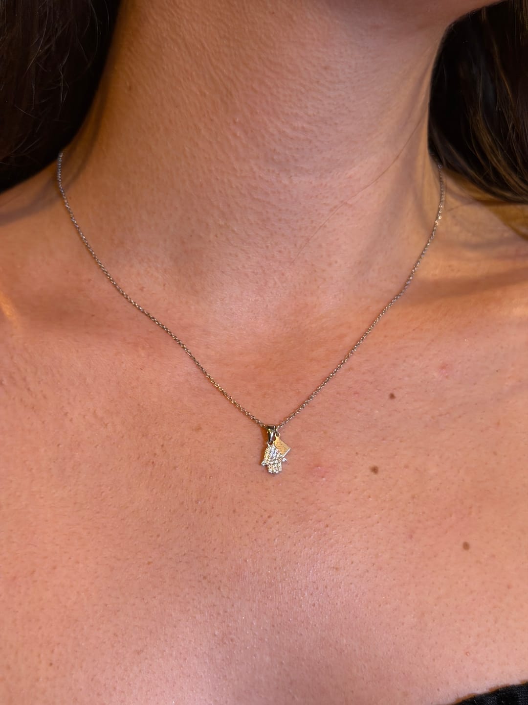 Customer photo review of Talisman Charm Necklace