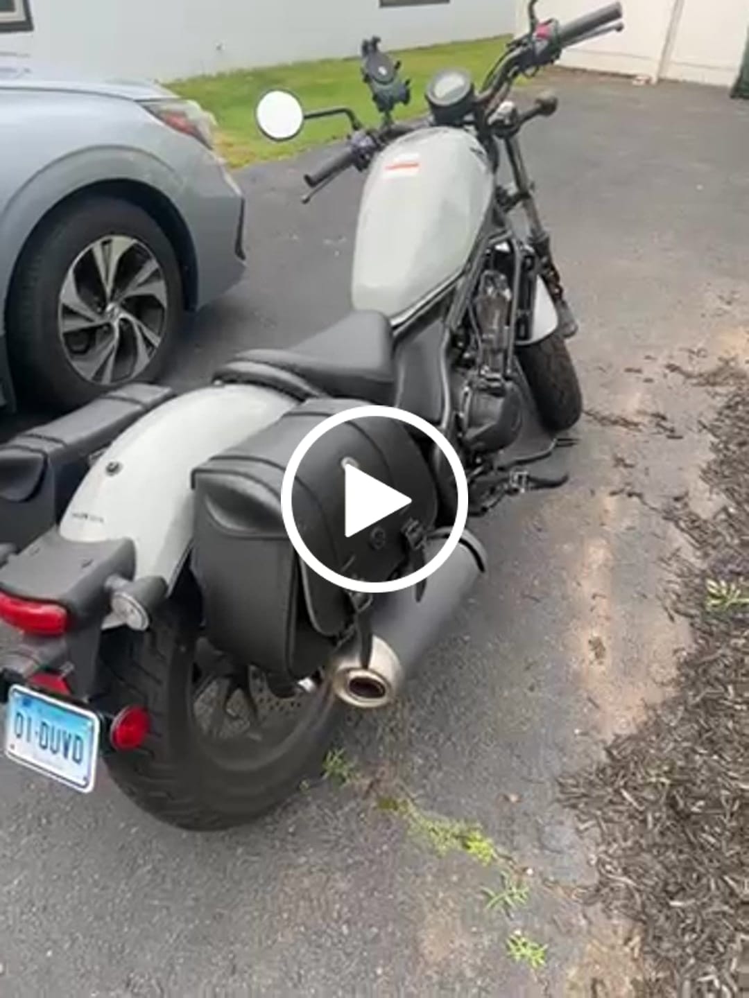 Customer video review of 25L - SpiritBlade Medium Honda Rebel 500/ABS CMX500 Leather Motorcycle Saddlebags