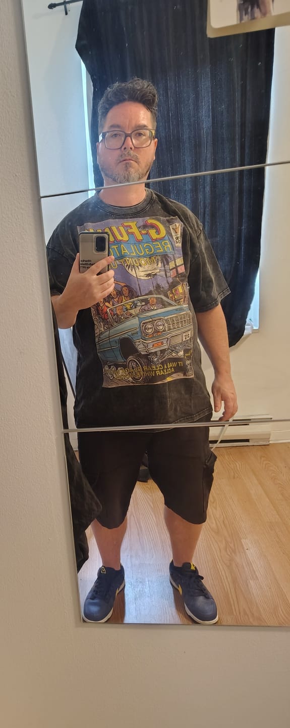 Customer photo review of Regulate - Snow Washed Oversized Cotton T-Shirt