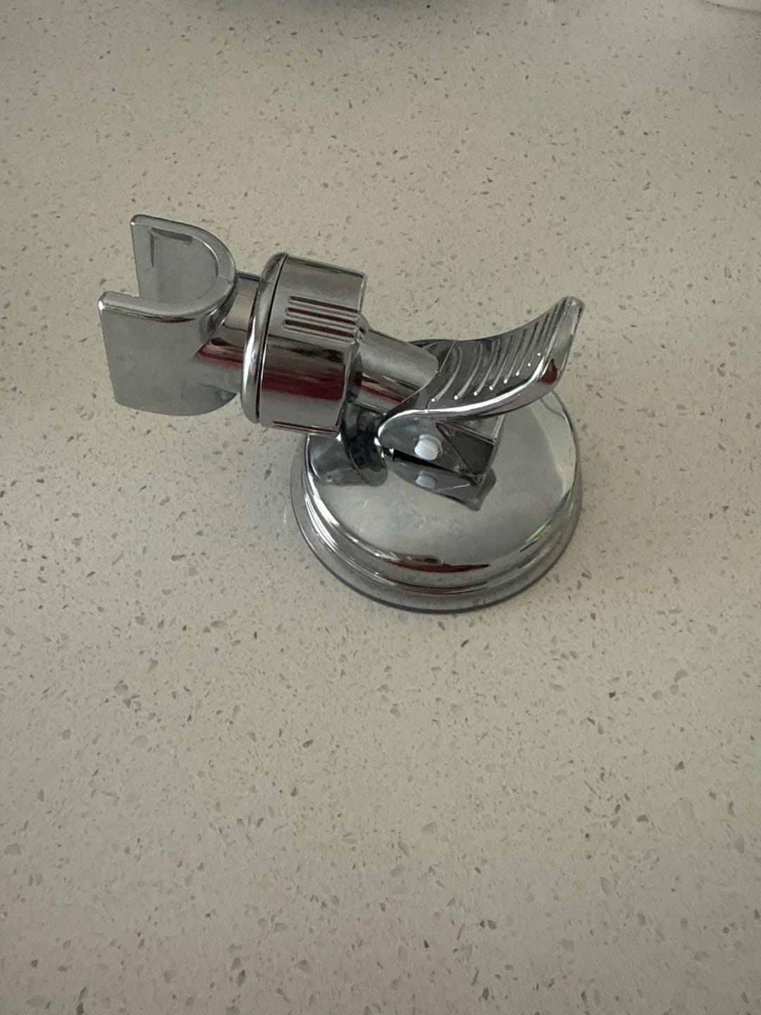 Customer photo review of Adjustable Suction Cup Shower Head Holder (No Drill)
