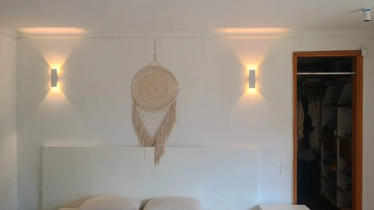Customer photo review of Wall Sconce, Rectangular Glass Design, Nordic Minimalist Style