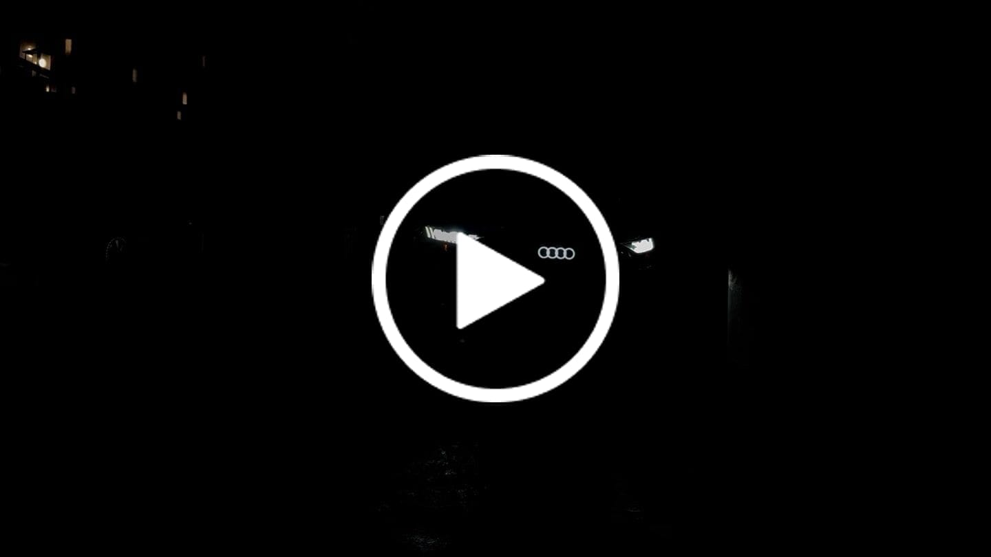 Customer video review of Audi Logo Front Grill Crystal Dynamic Illuminited Emblem Light fit Q3, Q5, Q7, Q8, A3, A4, A5, A6, A7