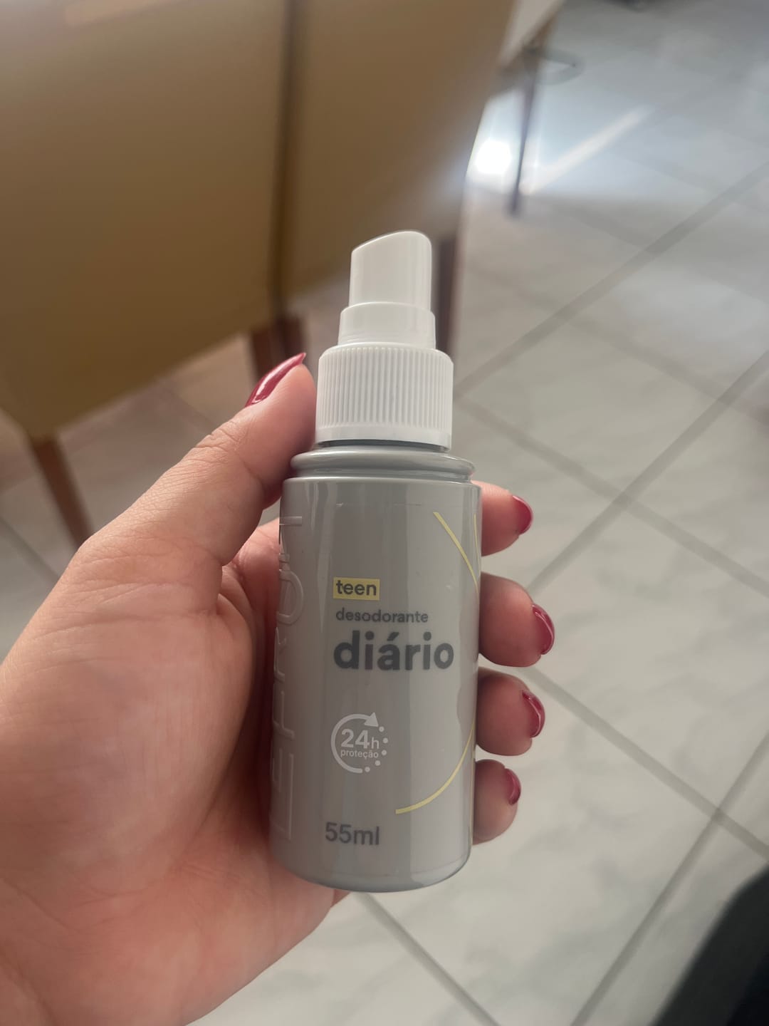 Customer photo review of Desodorante Hidratante